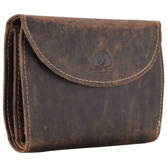 Greenburry Cartera vintage de cuero 13,5 cm