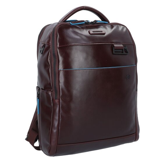 Piquadro Blue Square Revamp Mochila de negocios Piel natural 37 cm Compartimento para laptop