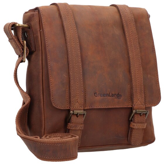 Greenland Nature Bolso de hombro Montenegro de cuero RFID 23 cm