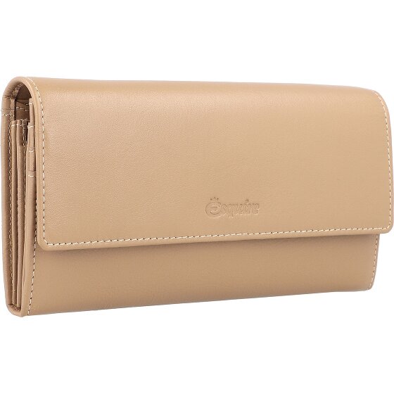 Esquire Cartera de Perú de cuero RFID 18,5 cm