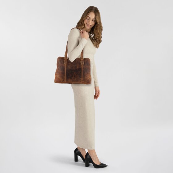 Greenburry Vintage Bolsa de compras Piel 37 cm Compartimento para el portátil