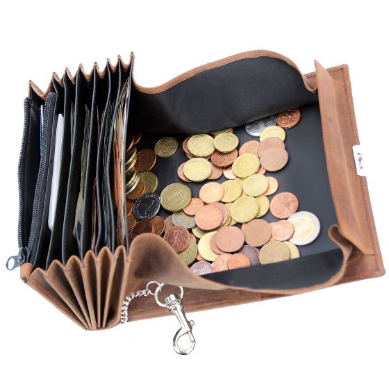 Alassio Cartera de camarero de cuero 18,5 cm