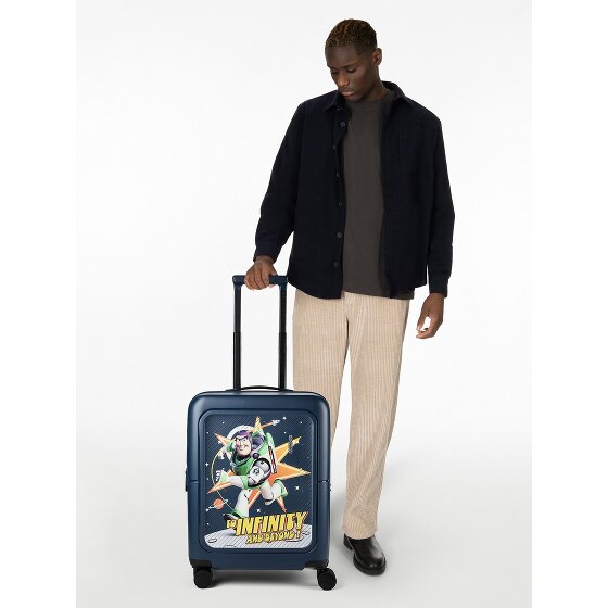 American Tourister Dashpop Disney 4 ruedas Carro de la cabina 55 cm con pliegue de expansión