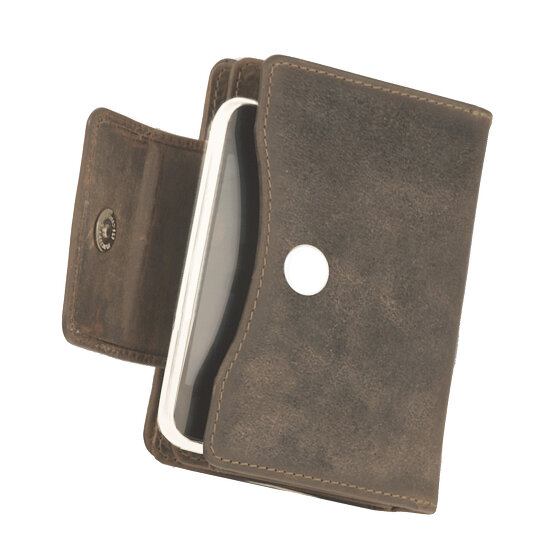 Greenland Nature Cartera de piel de piedra 10 cm compartimento para móvil