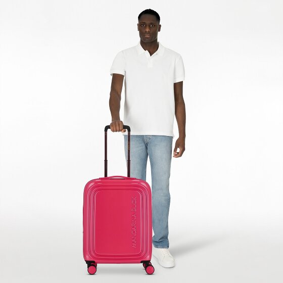 Mandarina Duck Logoduck + Metal 4 ruedas Trolley S 55 cm Con fuelle expandible