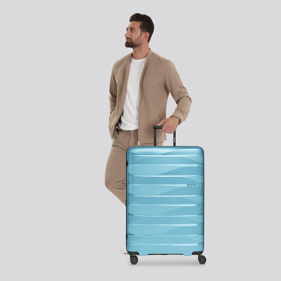 Bergpfeil Trolley de viaje de 4 ruedas L 75 cm con pliegue de expansión