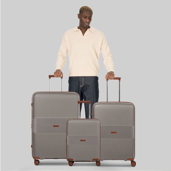 Farmhood Eco Edition 02 4 ruedas Juego de maletas 3 piezas con pliegue de expansión