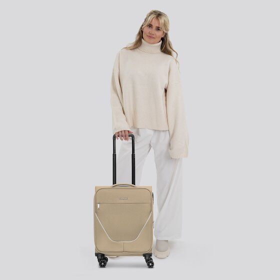 Stratic taska Trolley de cabina de 4 ruedas S 55 cm con pliegue extensible