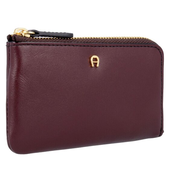 AIGNER Estuche para llaves Daily Basic de cuero 12 cm
