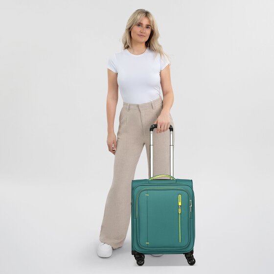 American Tourister Cloudrider 4 ruedas Carro de la cabina S 55 cm con pliegue de expansión