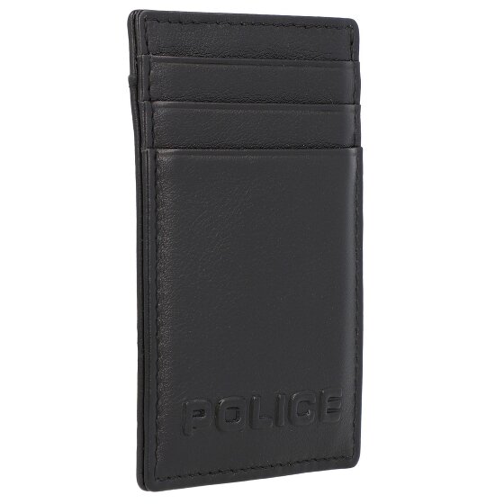 Police PT389-08536 Tarjetero de piel 7 cm con pinza para billetes