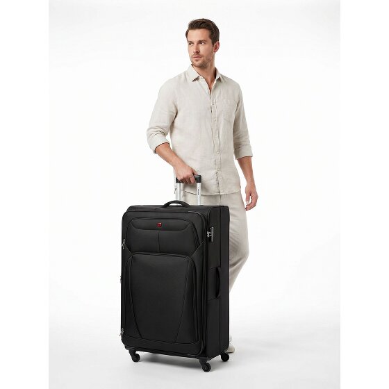 Wenger Trolley Beaumont de 4 ruedas XL, 87 cm, tamaño especial con fuelle expandible
