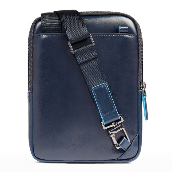 Piquadro Blue Square Bolsa de hombro Mini Bag Piel 17 cm