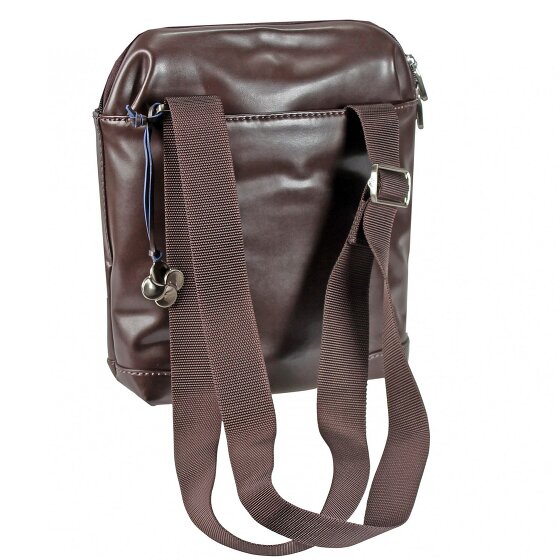 Samsonite S-Oulite LTH Bolsa de hombro cruzada de cuero con compartimento para tableta de 25 cm