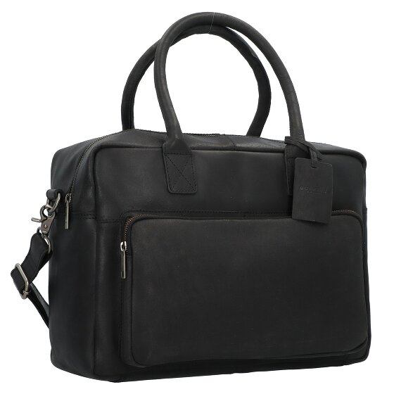 Burkely Maletín Vintage Mitch Piel 39 cm Compartimento para portátil