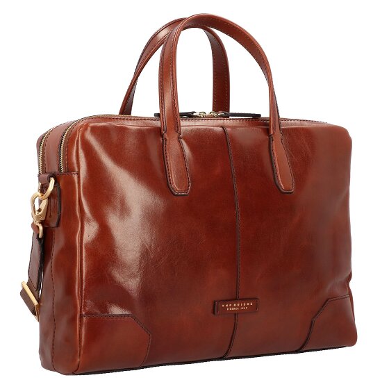 The Bridge Maletín Vespucci de piel con compartimento para el portátil de 41 cm