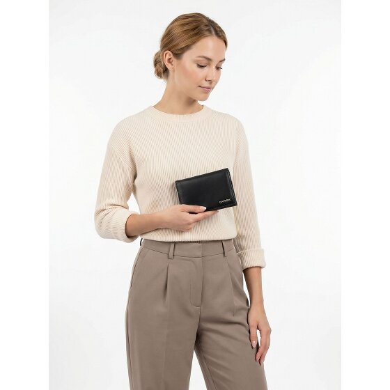 oxmox Leather Cartera Bloqueo RFID Piel natural 10 cm