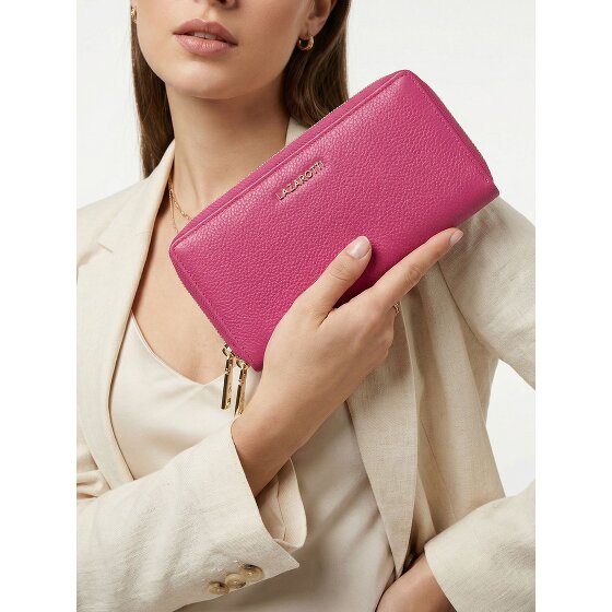 Lazarotti Billetero Bologna Piel XL Doble Cremallera RFID 20 cm