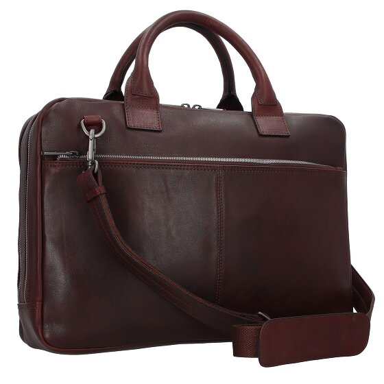 Plevier Vintage Larry Maletín Piel 40 cm Compartimento para el portátil