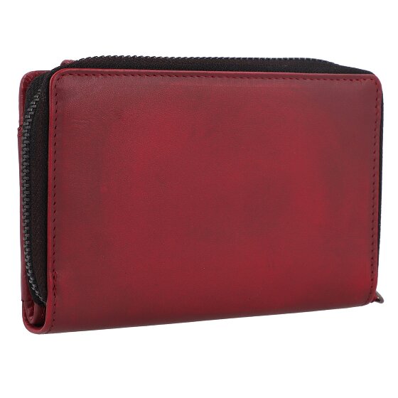 Greenburry Destressed Cartera Protección RFID Piel 13.5 cm
