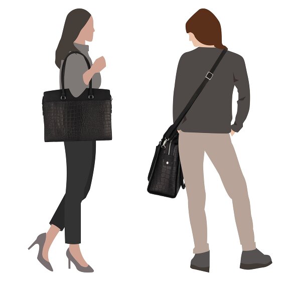 Burkely Cool Colbie Maletín Piel 40 cm Compartimento para el portátil