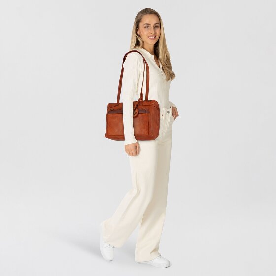 Harbour 2nd Urban Poets Zea Bolsa de compras Piel natural 33 cm