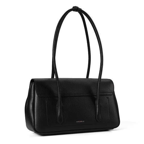 Coccinelle C-Me Lock Bolsa de hombro Piel natural 35 cm