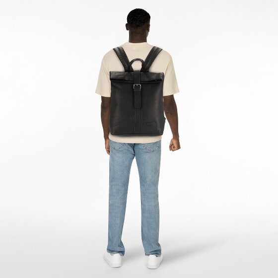 Jack Kinsky Porto Mochila de día Piel 37 cm Compartimento para el portátil