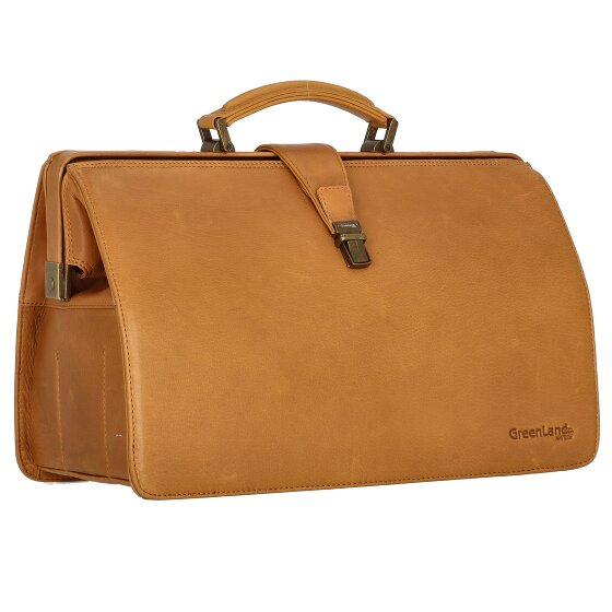Greenland Nature Maletín de cuero para médicos 40 cm