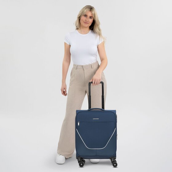 Stratic taska Trolley de cabina de 4 ruedas S 55 cm con pliegue extensible