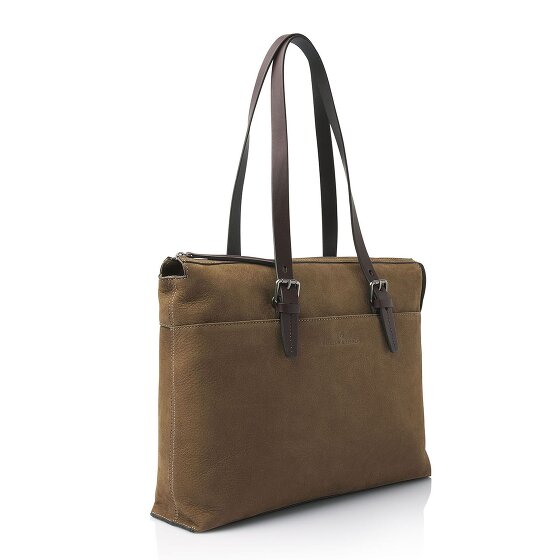 Castelijn & Beerens Nubuck Bolsa de hombro Piel 40 cm Compartimento para el portátil