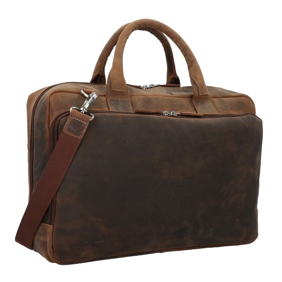 Plevier Retro Colmar Maletín Piel 40 cm Compartimento para el portátil