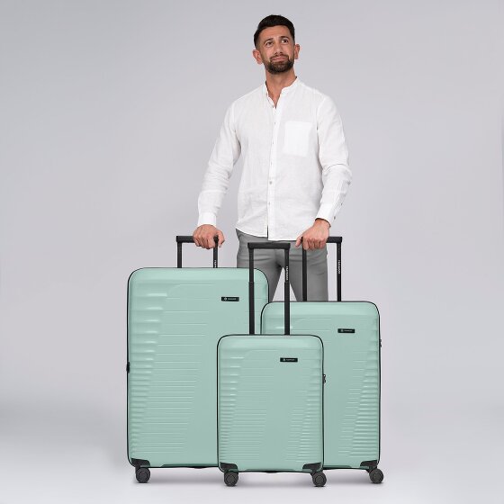 Farmhood Eco Edition 4 ruedas Juego de maletas 3 piezas con pliegue de expansión