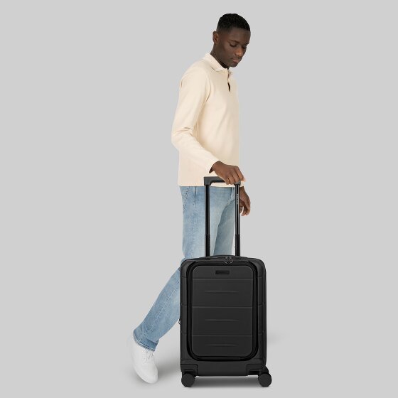 Police London 4 ruedas Trolley de cabina 55 cm Compartimento para laptop Con fuelle expandible