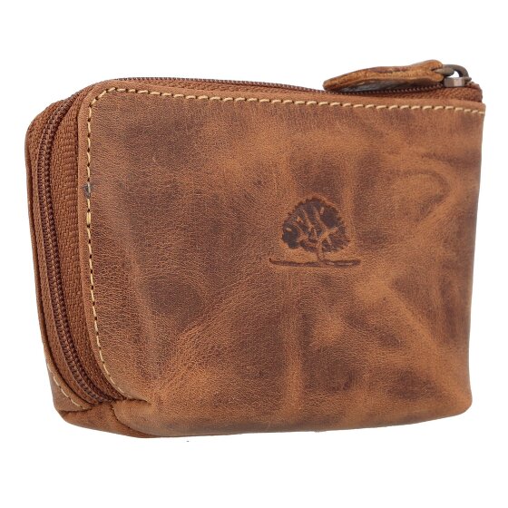 Greenburry Estuche para llaves vintage de cuero de 11 cm