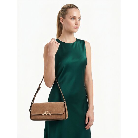 Karl Lagerfeld Signature Bolsa de hombro Piel natural 32.5 cm