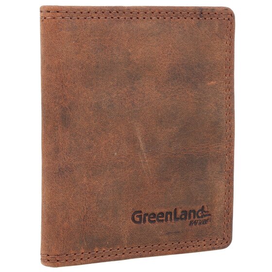Greenland Nature Estuche para tarjetas de crédito Montenegro de cuero RFID 8,5 cm