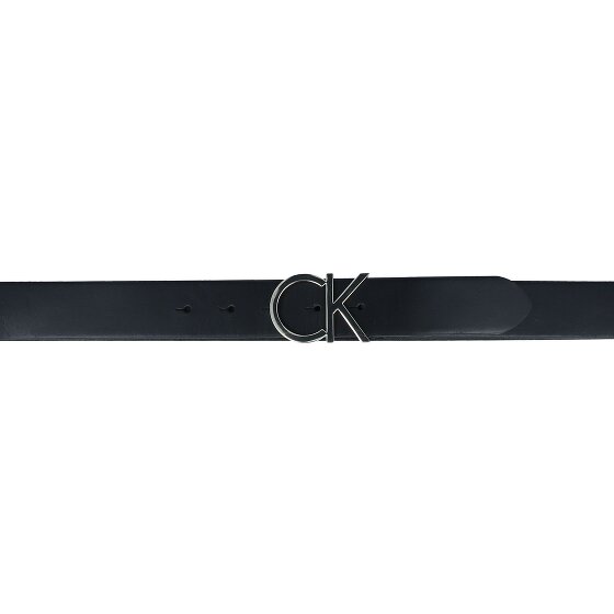 Calvin Klein Cinturón con logotipo CK de cuero