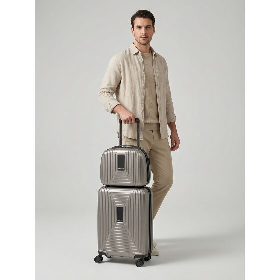 Redolz Juego de maletas Essentials 14 2 pzs. trolley de cabina con plegado extensible y neceser