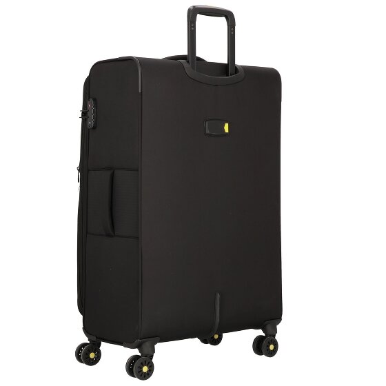 d&n Travel Line 9704 4 ruedas Carrito L 78 cm con pliegue de expansión