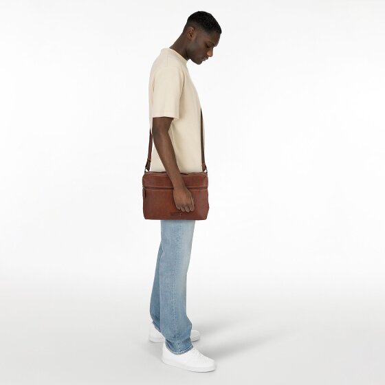 Jack Kinsky Porto Bolsa de hombro Piel 33 cm