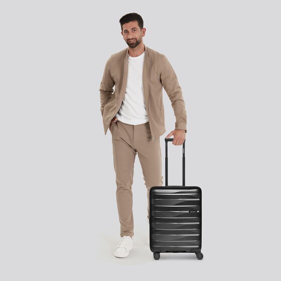 Bergpfeil Trolley de cabina de viaje de 4 ruedas S 55 cm con pliegue de expansión