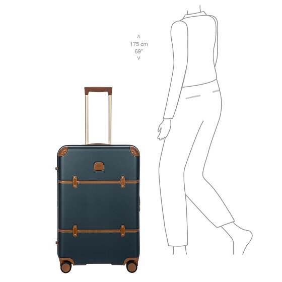 Bric's Bellagio 4 ruedas Carrito 70.5 cm con pliegue de expansión