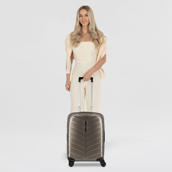 Samsonite Attrix 4 ruedas Carro de la cabina 55 cm con pliegue de expansión