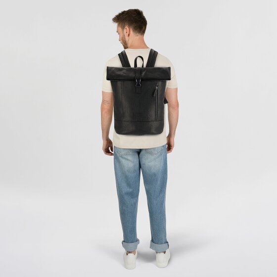 Jack Kinsky Porto Mochila de día Piel 43 cm Compartimento para el portátil