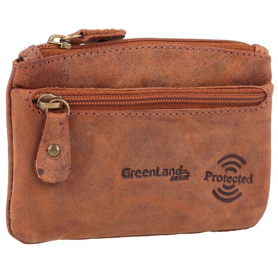 Greenland Nature Estuche para llaves Montenegro de cuero RFID 13 cm