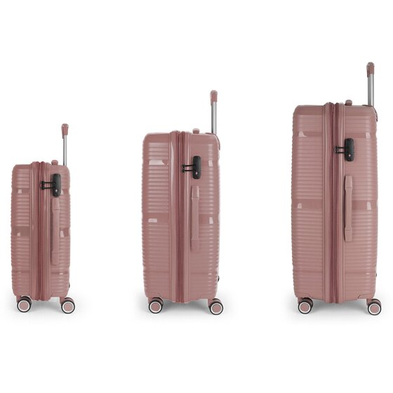 Gabol Akane 4 Roll Suitcase Set 3pcs.