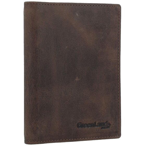 Greenland Nature Funda para pasaporte Montenegro de cuero RFID 11 cm