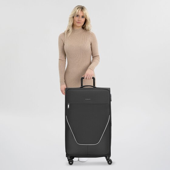 Stratic taska Trolley de 4 ruedas L 76 cm con pliegue extensible