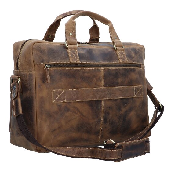 Greenburry Vintage Maletín Piel 43 cm Compartimento para el portátil